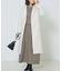 ベルト付きロングコート