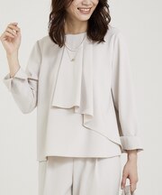 【エニデイカセット】タックフレアーブラウス