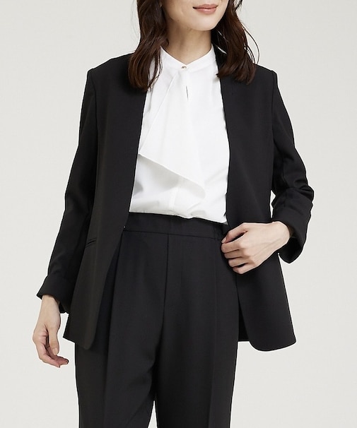 【WEB Domani掲載】【エニデイカセット】ノーカラージャケット