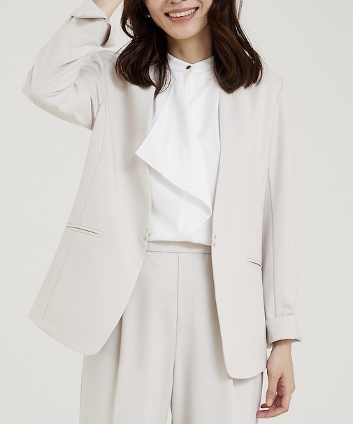 【WEB Domani掲載】【エニデイカセット】ノーカラージャケット