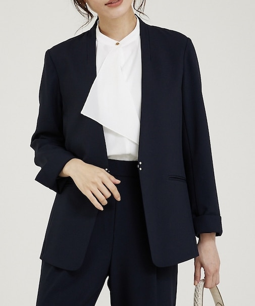 【WEB Domani掲載】【エニデイカセット】ノーカラージャケット