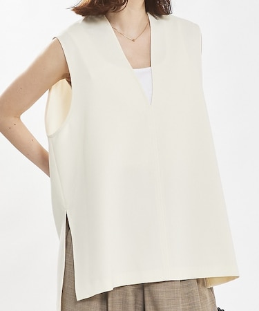 【セットアップ対応】ダブルクロスオーバーベスト