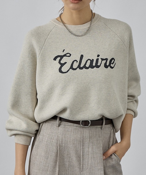 【再入荷！】ロゴジャガードニット