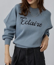 【再入荷!】ロゴジャガードニット