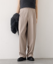 【後ろウエストゴム】タックワイドスラックス m_01