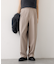 【後ろウエストゴム】タックワイドスラックス　m_01