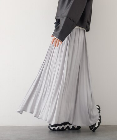 ヴィンテージサテンギャザースカート