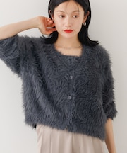 【２点セット】シャギーニットアンサンブル