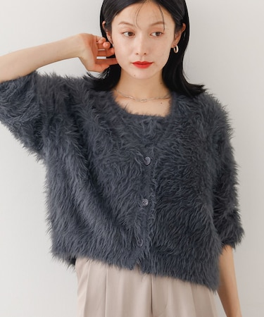 【2点セット】シャギーニットアンサンブル