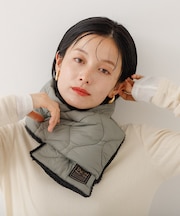 【TAION】 リバーシブルダウンスカーフ