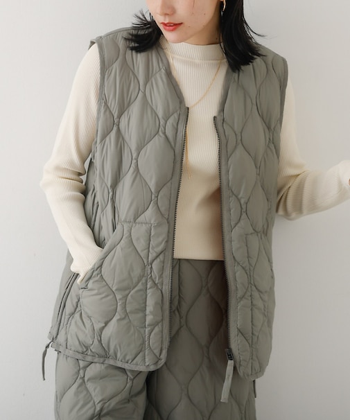 【TAION】 Wジップ ダウンベスト