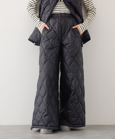 【TAION】 ダウンワイドパンツ