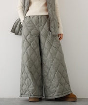 【TAION】 ダウンワイドパンツ