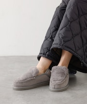 MEI FUR MOCCASIN SHOES
