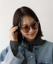 【UVカット】クリアカラーレンズサングラス