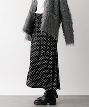 ドットマーメイドスカート