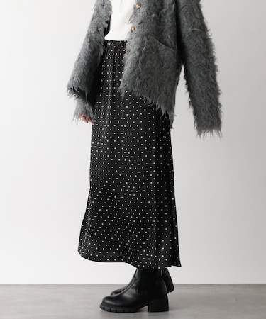 ドットマーメイドスカート