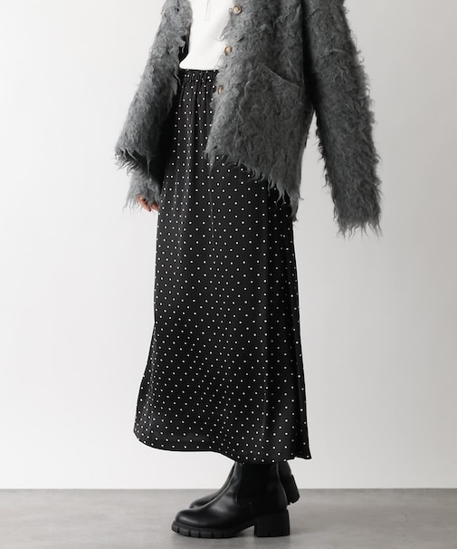 ドットマーメイドスカート