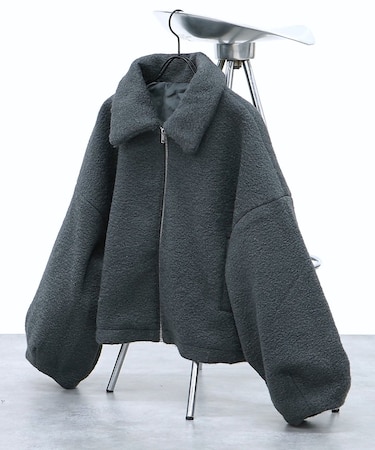 ブークレーショートブルゾン