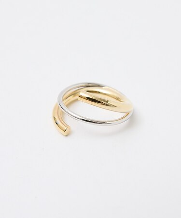 バイカラークロスリング