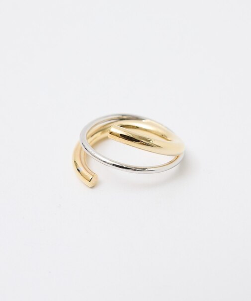 バイカラークロスリング