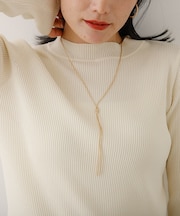 ノットロングネックレス