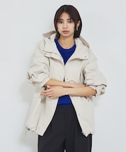 【ライトアウター】フーデッドブルゾン/春服/マウンテンパーカー/通勤/羽織り