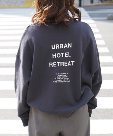 【裏毛】ロゴスウェット/長袖/トレーナー/春カラー