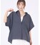 【着痩せシルエット】フレンチスリーブシャツ