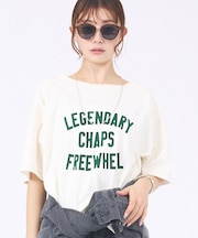 【2WAY】ピグメントオフショルダーロゴTシャツ