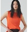 バックメタルスリーブレスニット