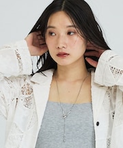 【サージカルステンレス】スネークY字ネックレス
