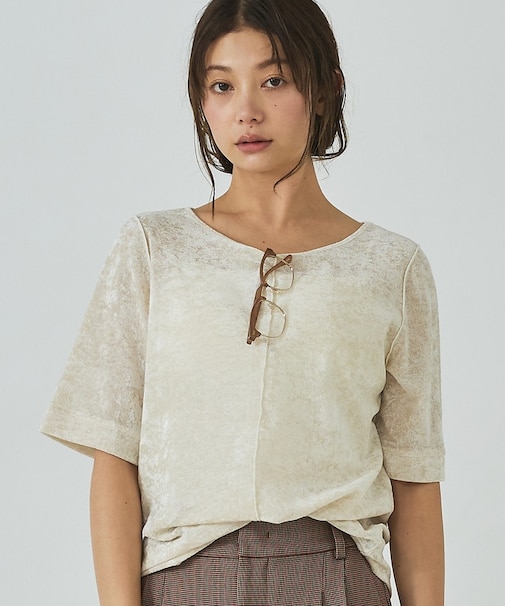 シアーベロアTシャツ