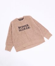 ロゴジャガードニット