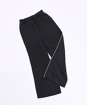 サテンパイピングワイドパンツ