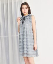 レースフリルミニワンピース