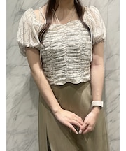3WAYオフショルギャザーブラウス