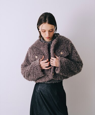 ボアショートジャケット