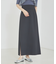 ショートパンツ付きスリットロングスカート
