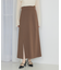 ショートパンツ付きスリットロングスカート