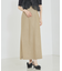 ショートパンツ付きスリットロングスカート