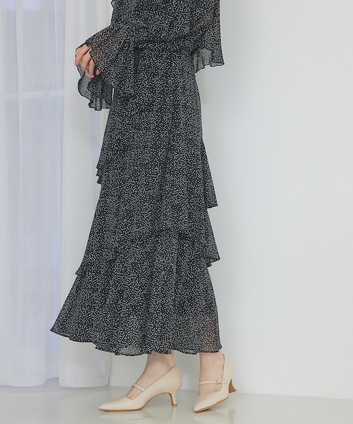 ティアードフリルスカート