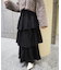 アシメティアードスカート