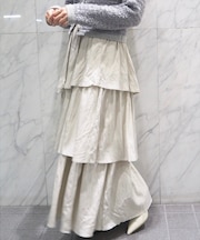 アシメティアードスカート