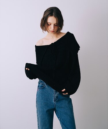 2wayショルダー マシュマロニット