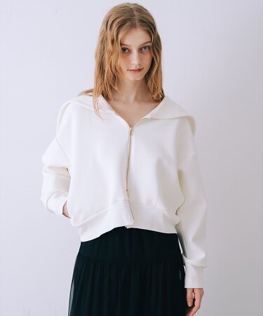 【セットアップ対応】セーラースウェットダブルジップパーカー