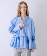 バルーンシャツブラウス