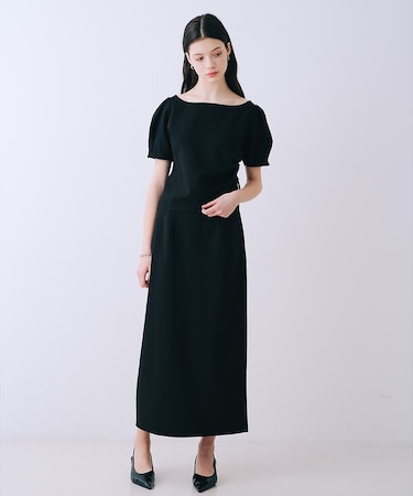 【kariさんコラボ】パフスリーブブラウス×タイトスカートセット