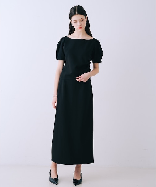 【kariさんコラボ】パフスリーブブラウス×タイトスカートセット