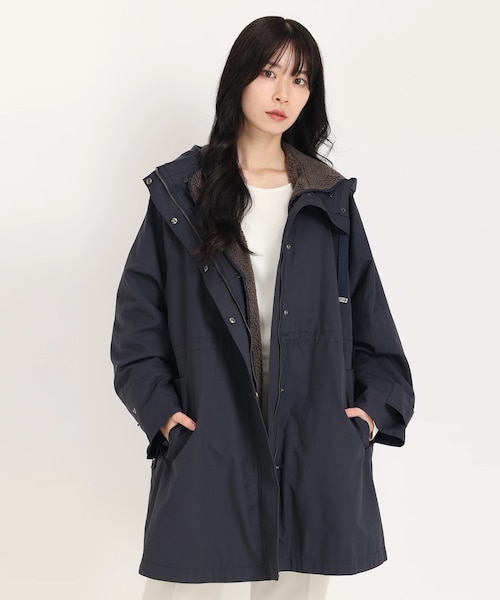 Paul Smith ライナー付きモッズコート 美品】ポールスミス 2wayライナー付 モッズコート 大きいサイズ 2XL 紺